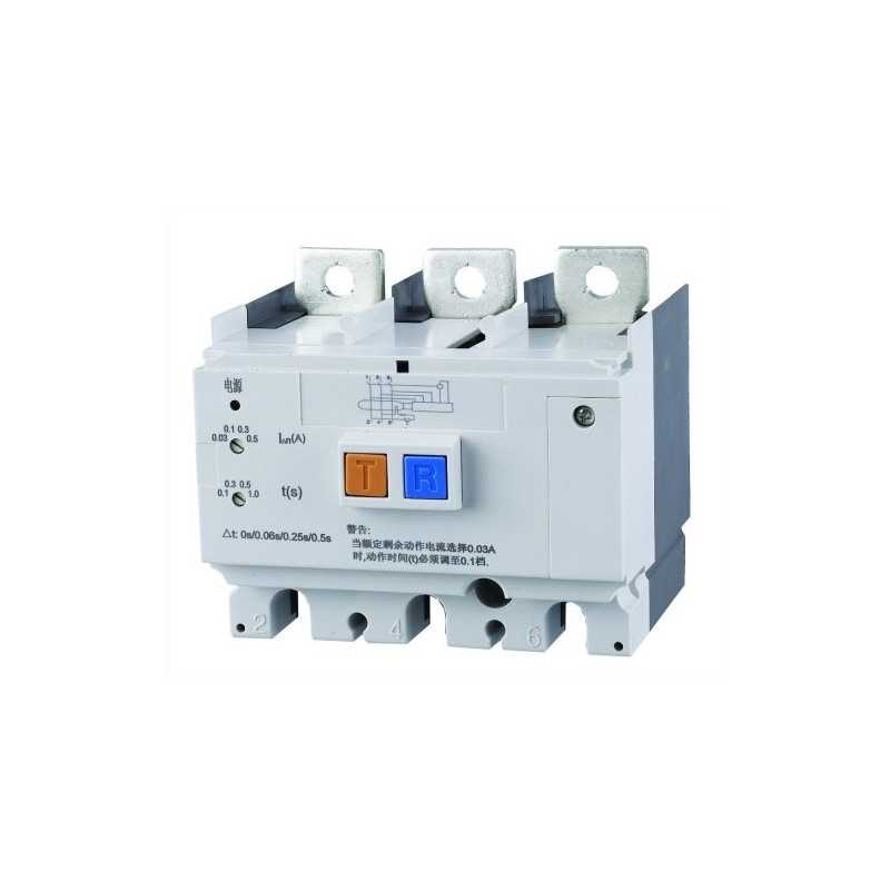 Módulo Diferencial CHINT RCD1 Tipo A 30–1000 mA 4P para NM8N-400 – Código 05064400CH
