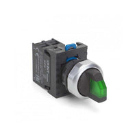 Selector Luminoso Verde CHINT NP8-11XD/223 2 Posiciones AC/DC 24V – Código 251964211CH