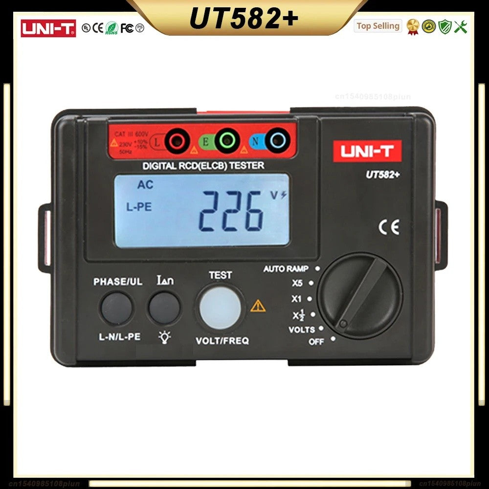 Arriendo Comprobador de Diferenciales y RCD UNI-T UT582