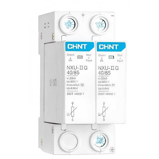 Supresor de Transientes DC CHINT NXU-II G/F 2P 350V 40kA – Código 61051350CH